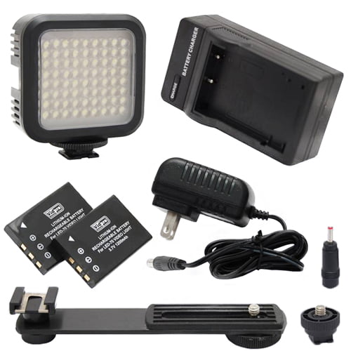 Digital Photo & Video LED Light Kit 72 LED Array Lamp Sony HDR-CX380E Camcorder Lighting 5600K Color Temperature 